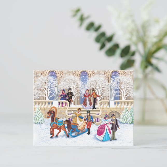 Winter walk postcard (Standing Front)