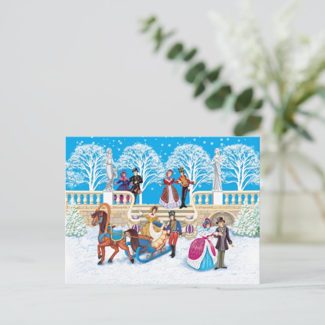 Winter walk postcard (Standing Front)