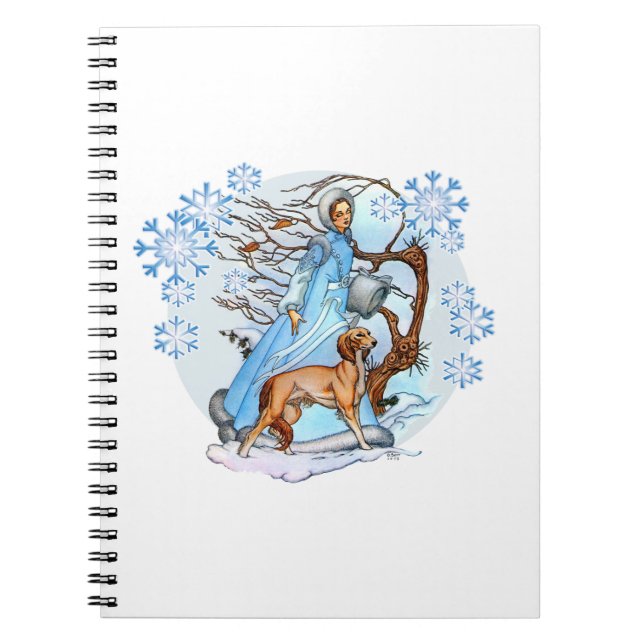 Winter Walk Spiral Notebook (Front)