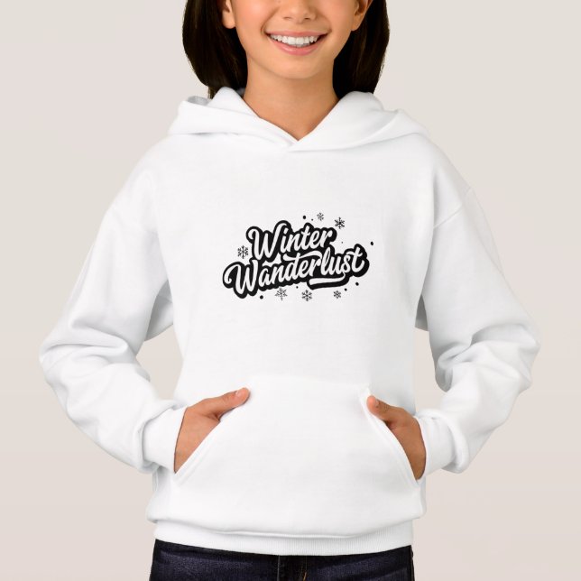 Winter wanderlust Hoodie (Front)