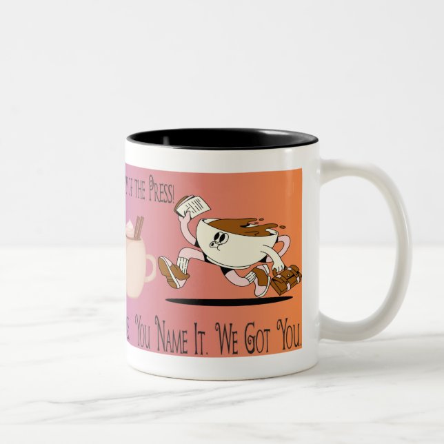 Winter Warmth Two-Tone Coffee Mug (Right)