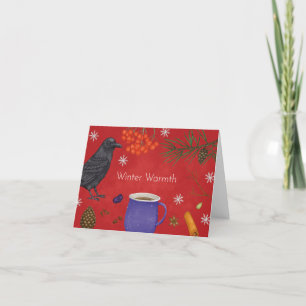 Winter Warmth, Winter tales collection Holiday Card