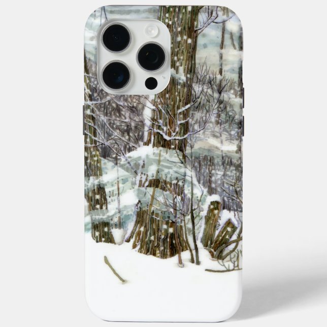 Winter Watercolor  Case-Mate iPhone Case (Back)