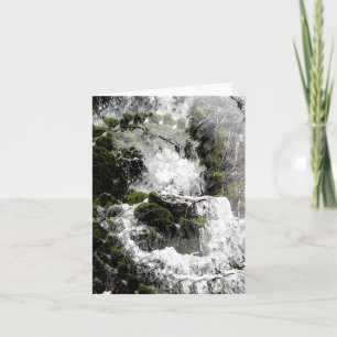 Winter waterfall...... card