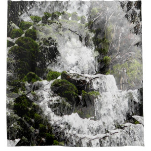 Winter waterfall..... shower curtain
