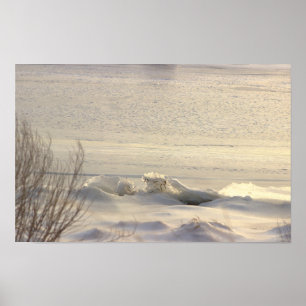 Winter Waterscape Photo Poster
