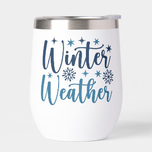 Winter Weather - Snowy Holiday Typography