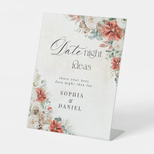 Winter Wedding Date Night Idea Sign