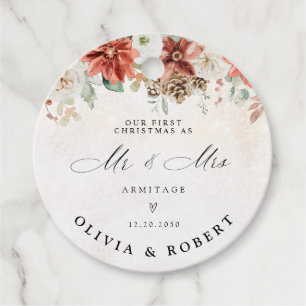 Winter Wedding Gift Tag