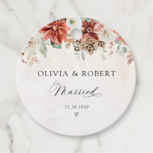 Winter Wedding Gift Tag
