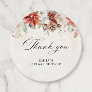Winter Wedding Gift Tag