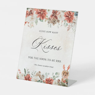 Winter Wedding Guest How Many Kisses Signs