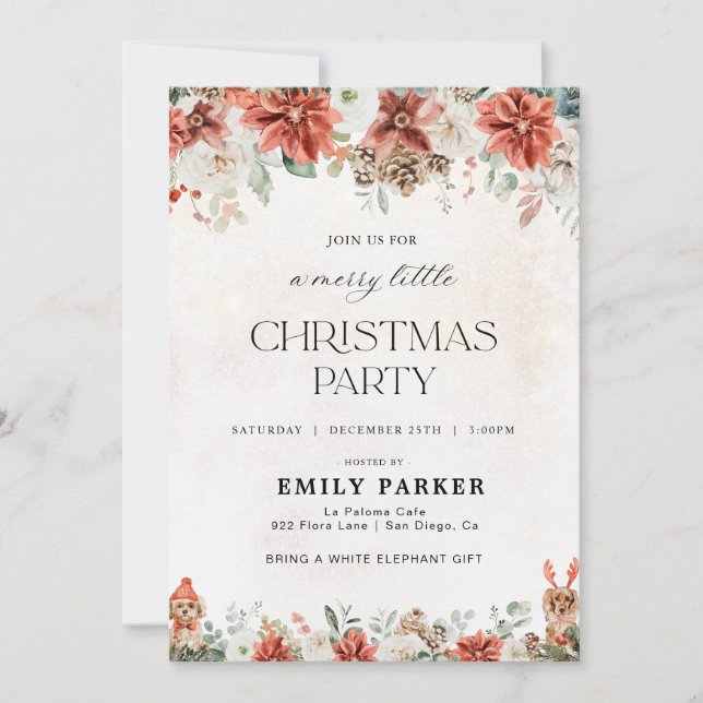Winter Wedding Invitation (Front)