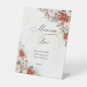 Winter Wedding Mimosa Bar Sign