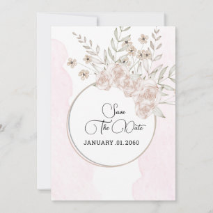 Winter Wedding Mountain Editable Party Card Desig 