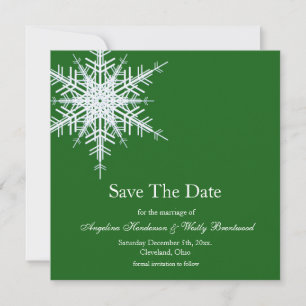 Winter Wedding Save the Date
