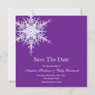 Winter Wedding Save the Date