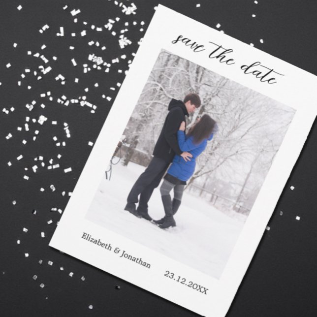Winter Wedding Save The Date Card (Creator Uploaded)