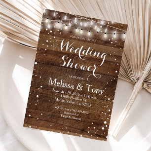 Winter Wedding Shower Invitation
