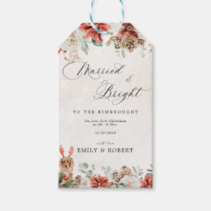Winter Wedding Thank You Gift Tag