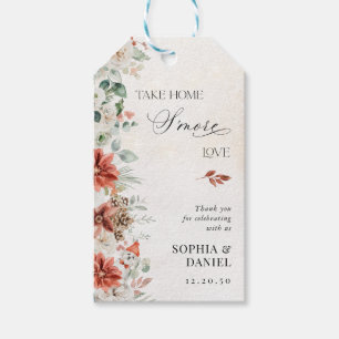 Winter Wedding Thank You Gift Tag