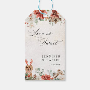 Winter Wedding Thank You Gift Tag
