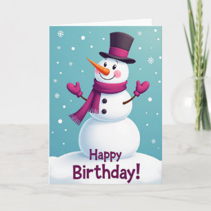Winter Whimsy Birthday Card