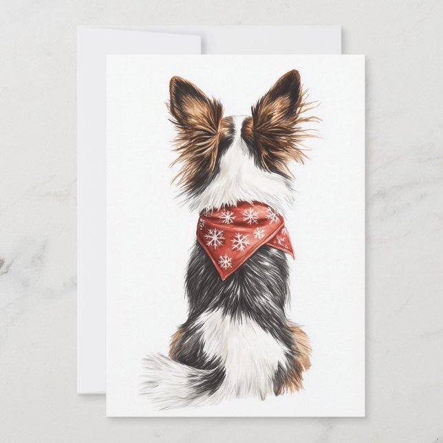 Winter Whiskers Invitation (Front)
