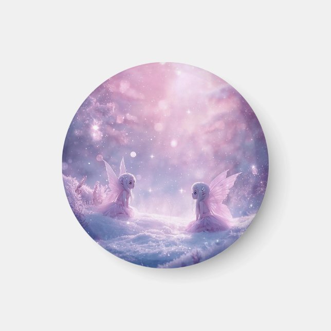 Winter Whispers and Fairy Light Magnet (Front)