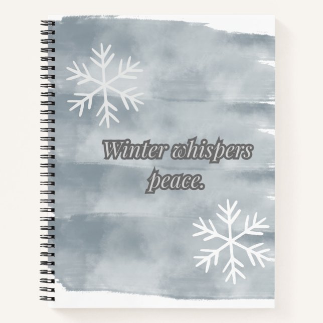 Winter Whispers Notebook (Front)