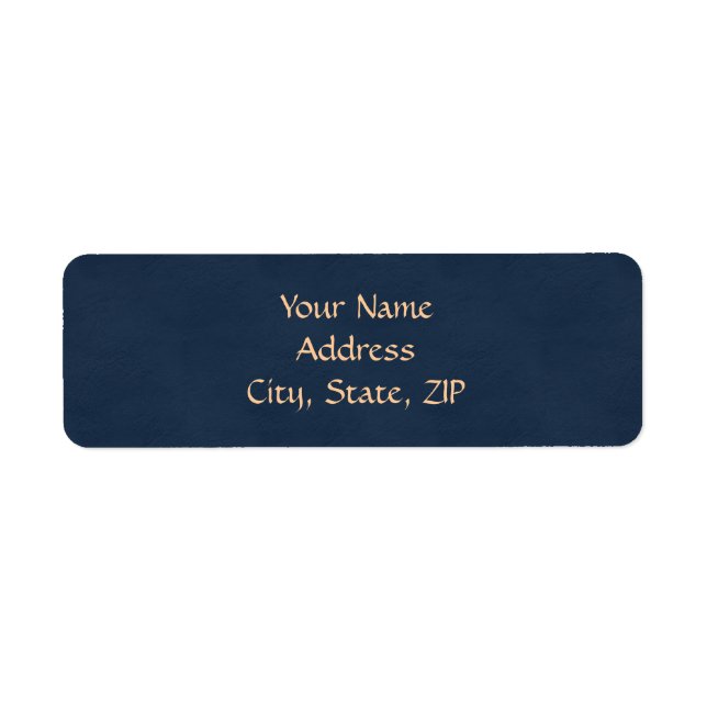 Winter White and Navy Blue Monogram (Front)