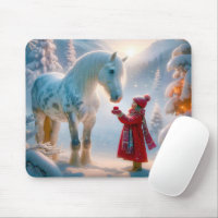 Winter White Dappled Horse