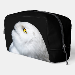 Winter White Snowy Owl Dopp Kit