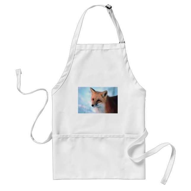 Winter Wildlife Red Fox Standard Apron (Front)