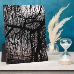 WINTER WILLOW TREE PLAQUE