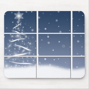 Winter Window Mouse Pad