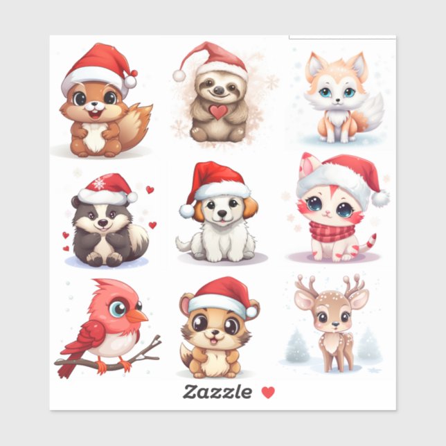winter winter cute animal (Sheet)