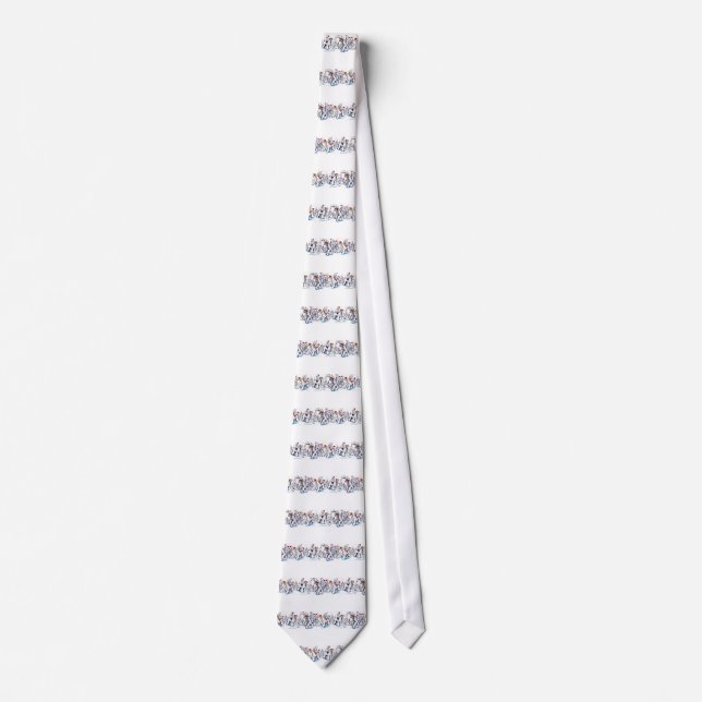Winter Wire Fox Terrier Tie (Front)
