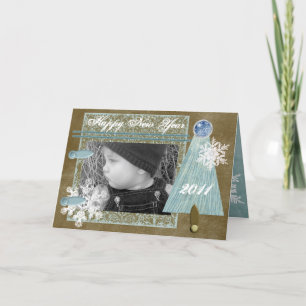 Winter Wishes- Custom Holiday Card