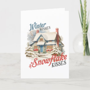 Winter Wishes  Holiday Card