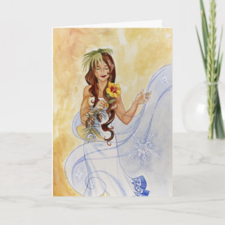 Winter Wishes, Summer Land Holiday Card
