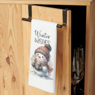 Winter Wishes Tea Towel