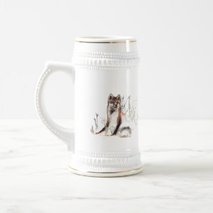 Winter Wolf Beer Stein