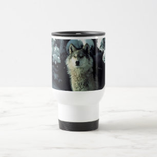 Winter Wolf  Travel Mug