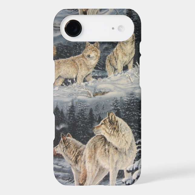 Winter Wolves Case-Mate iPhone Case (Back)