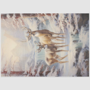 Winter Wonder Deer  Tissue Paper