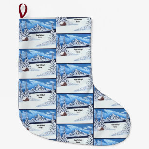 Winter Wonder Large Christmas Stocking