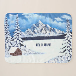 Winter Wonder Sherpa Blanket