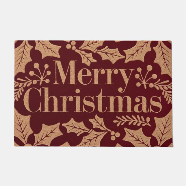 Winter Wonder Welcome Doormat (Front)