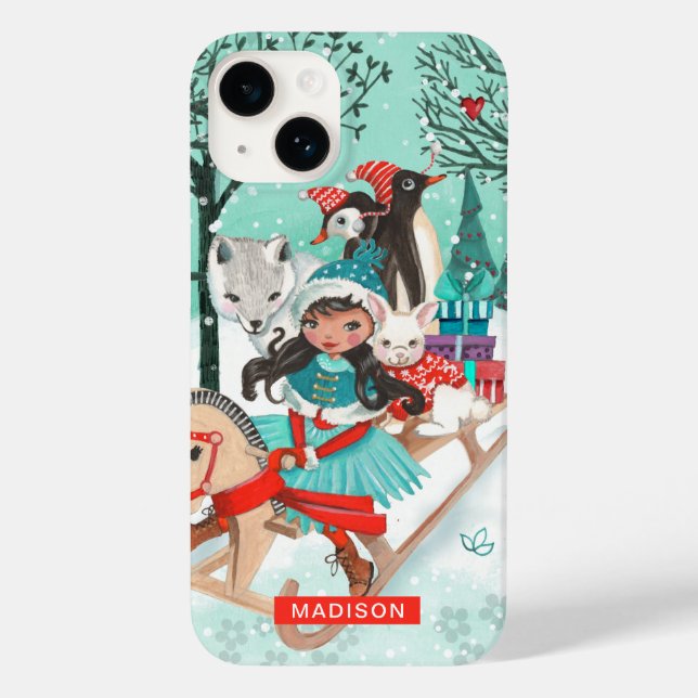 Winter Wonder Woodland Forest | Iphone Case (Back)